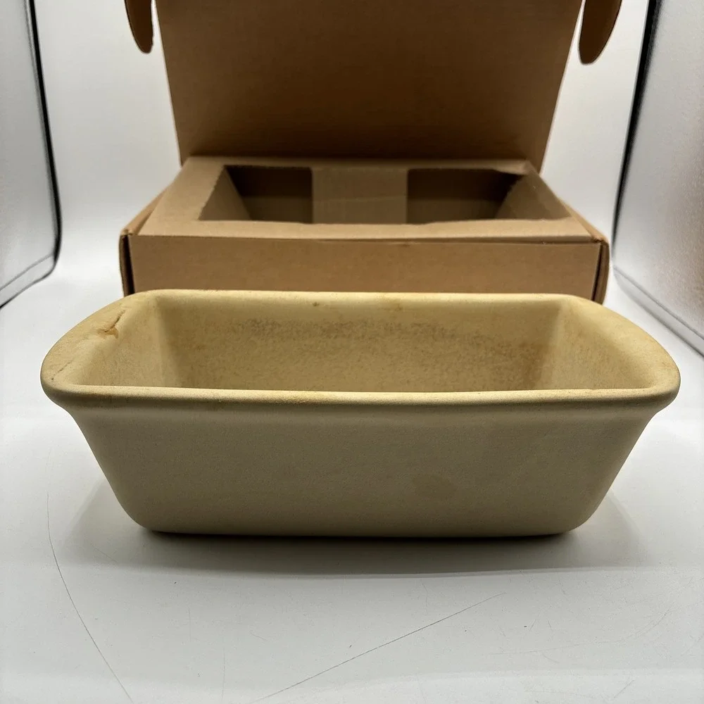 Pampered Chef Stoneware Family Heritage Collection Bread Loaf Pan #1417